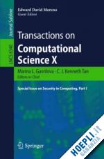 gavrilova marina l. (curatore); tan c. j. kenneth (curatore) - transactions on computational science x
