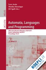 aceto luca (curatore); henzinger monika (curatore); sgall jiri (curatore) - automata, languages and programming