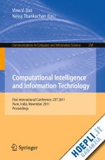 das vinu v (curatore); thankachan nessy (curatore) - computational intelligence and information technology