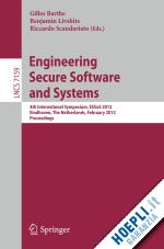 barthe gilles (curatore); livshits ben (curatore); scandariato riccardo (curatore) - engineering secure software and systems