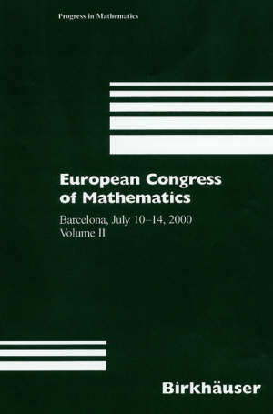casacuberta carles (curatore); miro-roig rosa m. (curatore); verdera joan (curatore); xambo-descamps sebastia (curatore) - european congress of mathematics