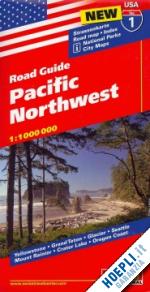 aa.vv. - usa pacific northwest carta stradale hallwag 2012