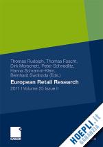 rudolph thomas (curatore) - european retail research 2011, volume 25 issue ii