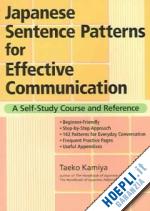 kamiya taeko - japanese sentence patterns for effective comunication