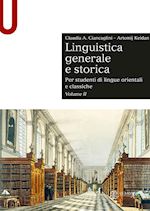 Image of LINGUISTICA GENERALE E STORICA VOL. II