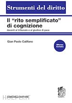 Image of IL RITO SEMPLIFICATO" DI COGNIZIONE"