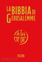 Image of LA BIBBIA DI GERUSALEMME - Cartonato e telata rossa