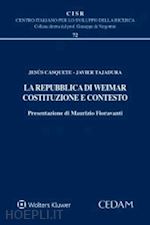 Image of LA REPUBBLICA DI WEIMAR - COSTITUZIONE E CONTESTO