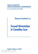 ceccherini eleonora (curatore) - sexual orientation in canadian law.