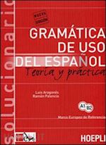 Image of GRAMATICA DE USO DEL ESPANOL - SOLUCIONARIO. TEORIA Y PRATICA