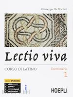 Image of LECTIO VIVA. CORSO DI LATINO. ESERCIZIARIO 1