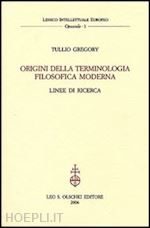 gregory tullio - origini della terminologia filosofica moderna