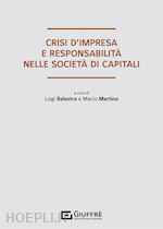 Image of CRISI D'IMPRESA E RESPONSABILITA' DEGLI ORGANI SOCIALI NELLE SOCIETA' DI CAPITAL
