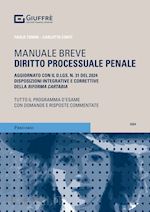 Image of MANUALE BREVE DI DIRITTO PROCESSUALE PENALE