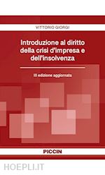 Image of INTRODUZIONE AL DIRITTO DELLA CRISI D'IMPRESA E DELL'INSOLVENZA