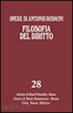 rosmini antonio - opere 28 filosofia del diritto