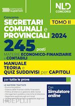 Image of CONCORSO 245 SEGRETARI COMUNALI E PROVINCIALI - 2024 - TOMO II - 245 POSTI