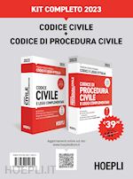 CODICE CIVILE + CODICE DI PROCEDURA CIVILE - KIT COMPLETO 2023