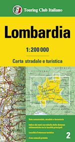 Image of LOMBARDIA 1:200.000. CARTA STRADALE E TURISTICA