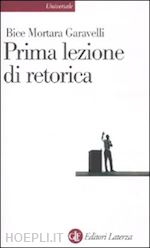 Image of PRIMA LEZIONE DI RETORICA
