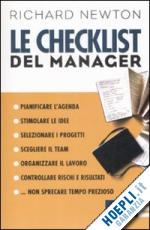 newton richard - le checklist del manager