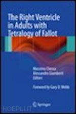 chessa massimo (curatore); giamberti alessandro (curatore) - the right ventricle in adults with tetralogy of fallot