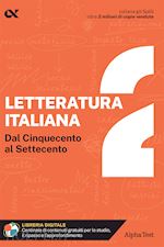 Image of LETTERATURA ITALIANA VOL. 2: DAL CINQUECENTO AL SETTECENTO