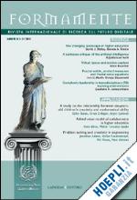 briganti a.(curatore) - formamente. rivista internazionale sul futuro digitale (2011). ediz. italiana e inglese vol. 1-2