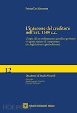 Image of L'INTERESSE DEL CREDITORE NELL'ART. 1384 C.C.
