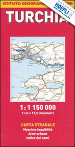 aa.vv. - turchia carta stradale igda 2004