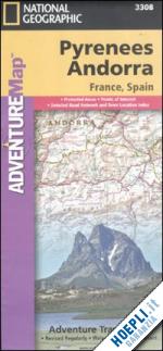 aa.vv. - pyrenees and andorra. carta stradale national 2012