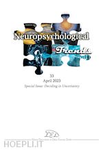 Image of NEUROPSYCHOGICAL TRENDS (2023). VOL. 33: SPECIAL ISSUE: DECIDING IN UNCERTAINTY
