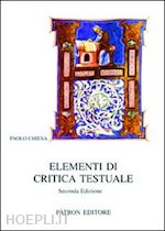 Image of ELEMENTI DI CRITICA TESTUALE