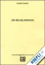 guardo claudio - on his blindness