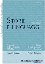 aa.vv. - storie e linguaggi. rivista di studi umanistici (2016). vol. 2