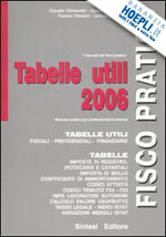 clementel claudio angheben ste - tabelle utili - 2006