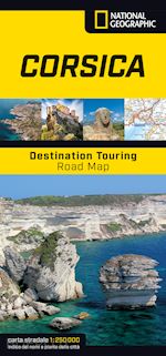 Image of CORSICA. ROAD MAP. DESTINATION TOURING 1:250.000