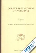 cateni g. (curatore) - corpus speculorum etruscorum. italia