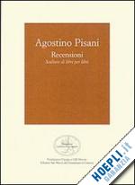  - agostino pisani. recensioni. scultura di libri per libri