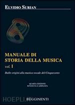 Image of MANUALE DI STORIA DELLA MUSICA VOL. I