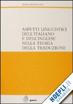 fazi m. cristina - aspetti linguistici dell'italiano e dell'inglese nella teoria della traduzione