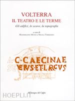 munzi m. (curatore); terrenato n. (curatore) - volterra: il teatro e le terme. gli edifici, lo scavo, la topografia