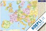 aa.vv. - europa cap divisa in regioni carta murale plast. aste 100 x 140