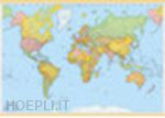 aa.vv. - mondo 100x140. carta geografica amministrativa (carta murale plastificata)