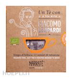 Image of TE' CON GIACOMO LEOPARDI. A TEA WITH GIACOMO LEOPARDI. CON FILTRO DI TE' CON BLE