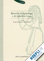 pernigotti s.(curatore); davoli p.(curatore) - ricerche di egittologia e di antichità copte. vol. 2