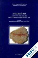 pernigotti s. (curatore); capasso m. (curatore); davoli p. (curatore) - bakchias viii. rapporto preliminare della campagna di scavo del 2000