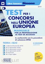 Image of TEST PER I CONCORSI NELL'UNIONE EUROPEA