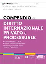 Image of COMPENDIO DI DIRITTO INTERNAZIONALE PRIVATO E PROCESSUALE