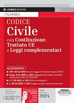 Image of CODICE CIVILE. CON COSTITUZIONE, TRATTATO UE E LEGGI COMPLEMENTARI. CON AGGIORNA